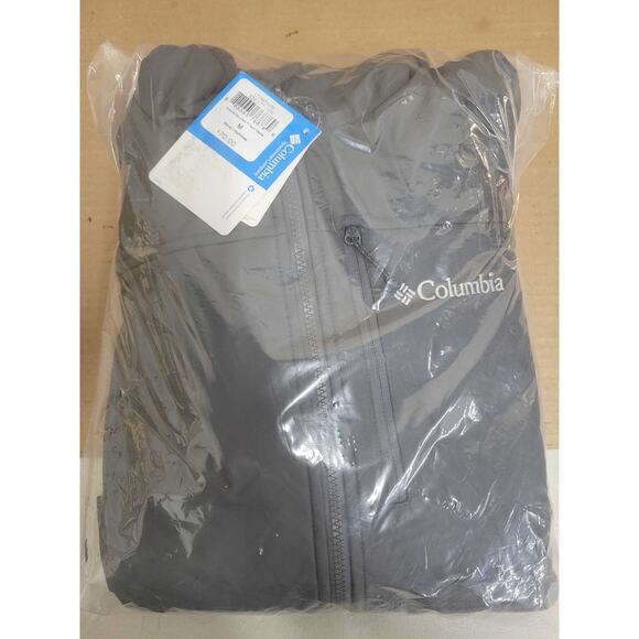 NWT Columbia Gentle Mountain Tech Fleece Jacket – Grey – Men’s Size M - Picture 1 of 2
